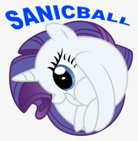 Anicbali Rarity Free Version For Sanic Ball Mammal - Mlp Rarity Ball, HD Png Download, Transparent PNG
