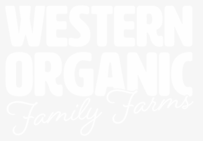 Western Organic Family Farms Logo White - Johns Hopkins Logo White, HD Png Download, Transparent PNG