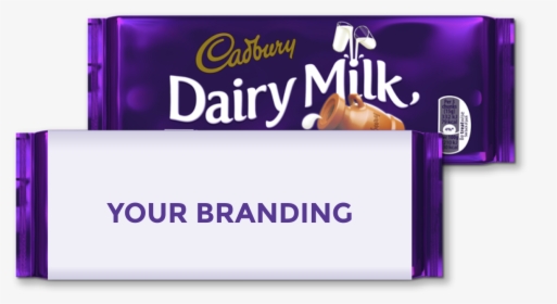 Your Branding Dairy Milk 110g - Cadbury Chocolate, HD Png Download, Transparent PNG