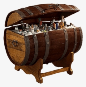Tequila Barrel Ice Chest - Beer Barrel Ice Chest, HD Png Download, Transparent PNG
