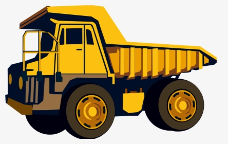 Dump Truck Clip Art - Transparent Dump Trucks Clipart, HD Png Download, Transparent PNG