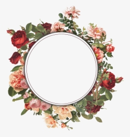 Round Floral Frame Png Clipart - Round Floral Frame Png, Transparent Png, Transparent PNG