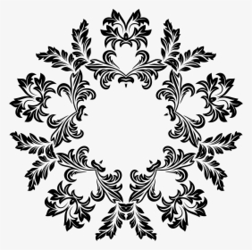 Decorative Ornamental Floral Flourish Design 6 Clip - Decorative Ornamental Design Png, Transparent Png, Transparent PNG