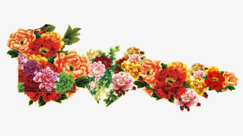 Floral Design Cut Flowers - Decoration Flowers Buke Png, Transparent Png, Transparent PNG