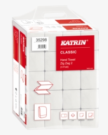 Katrin Classic Zig Zag 2ply Hand Towels - 35298 Katrin Classic Hand Towel Zig Zag 2 Handy Pack, HD Png Download, Transparent PNG