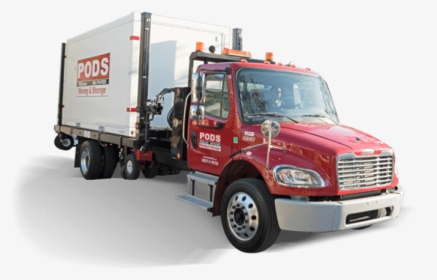 Pods Moving Truck - Trailer Truck, HD Png Download, Transparent PNG