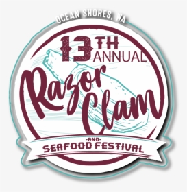 Clam Chowder Clip Art - Ocean Shores Razor Clam Festival 2019, HD Png Download, Transparent PNG