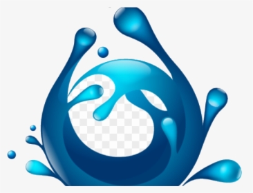 Water Drop Clipart Sweat Logo Transparent Png - Water Drop Logo Png, Png Download, Transparent PNG
