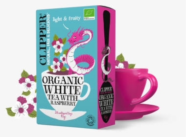 Organic White Tea With Raspberry - Clipper White Tea Orange, HD Png Download, Transparent PNG