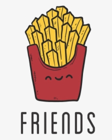 Fish And Chips French Fries Best Friends Forever Wallpaper - Best Friends Logo, HD Png Download, Transparent PNG