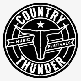 Ctlogo Tm Circle Official Black - Country Thunder Calgary 2018, HD Png Download, Transparent PNG