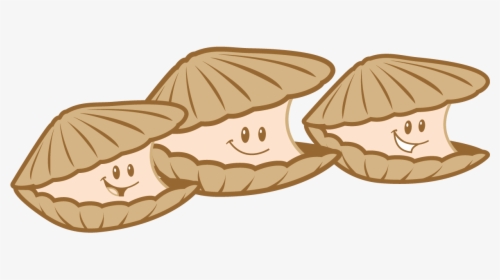 Clams Animated Pencil And - Transparent Clam Clipart, HD Png Download, Transparent PNG
