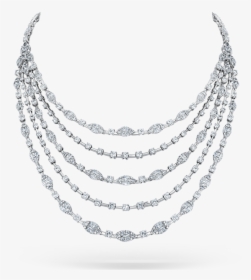 Diamond Bridal Necklace - David Morris Necklace, HD Png Download, Transparent PNG