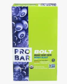 Probar Bolt Energy Chew Berry Blast Organic Box Of, HD Png Download, Transparent PNG