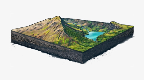 Geotechnical Tools For Soil And Rock - Rock Slide 3d Model, HD Png Download, Transparent PNG