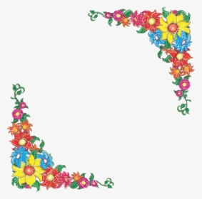 Mexican Flower Clipart Border, HD Png Download, Transparent PNG