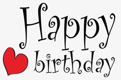 Cute Happy Birthday Clipart - Happy, HD Png Download, Transparent PNG