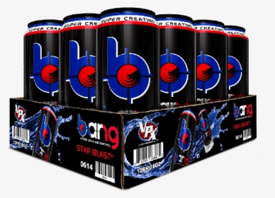 Bang Star Blast Energy Drink 16 Oz Cans - Bang Energy Drink, HD Png Download, Transparent PNG