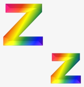 A To Z Alphabets Png - Transparent Letter Rainbow, Png Download, Transparent PNG