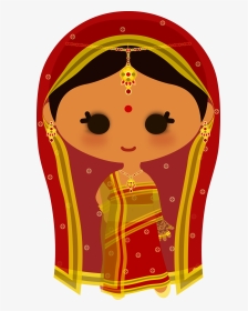14 Cliparts For Free Download India Clipart Kawaii - Indian Bride Vector Png, Transparent Png, Transparent PNG