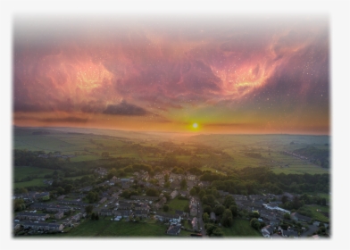 Landscape - Red Sky At Morning, HD Png Download, Transparent PNG