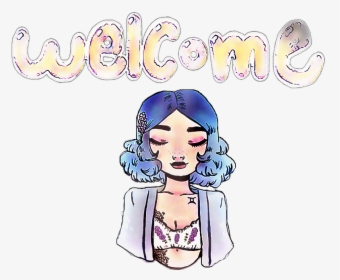 #welcome #gerl #girl #nena #mujer #color, HD Png Download, Transparent PNG