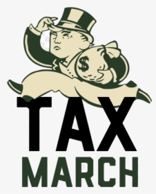 March Tax San Francisco Today Clipart Transparent Png - Tax The Rich Poster, Png Download, Transparent PNG