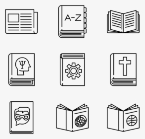 Library - Library Icon Png Vector, Transparent Png, Transparent PNG
