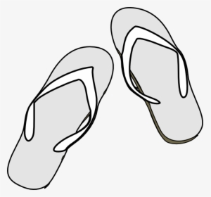 Black And White Summer Png - Chappal Images Black And White, Transparent Png, Transparent PNG
