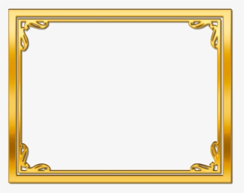 Golden Frame Transpa Image1 Peoplepng Com - Certificate Frame Design Png, Transparent Png, Transparent PNG