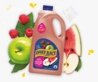 Daily Juice Apple Watermelon Raspberry, HD Png Download, Transparent PNG