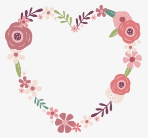 Transparent Wedding Flowers Png - Dessin Couronne De Fleurs Rose, Png Download, Transparent PNG
