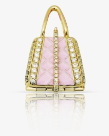 10k Yellow Gold Diamond Ladies Purse - Handbag, HD Png Download, Transparent PNG