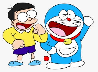 Doraemon With Nobita Png, Transparent Png, Transparent PNG