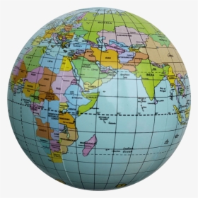Collection Of Free Transparent Globe Geography - World Map Round Globe, HD Png Download, Transparent PNG