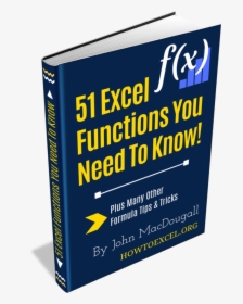51 Excel Functions You Need To Know Cover Excel Functions - Parallel, HD Png Download, Transparent PNG