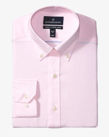 Buttoned Down Tailored Fit Shirt In Pink Color - Dress Shirt, HD Png Download, Transparent PNG