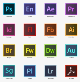 Pack Icônes Adobe Suite Cc Hd⎪vector Illustrator Company - Electric Blue, HD Png Download, Transparent PNG