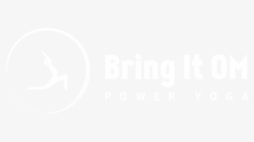 Bring It Om Power Yoga Llc - Johns Hopkins Logo White, HD Png Download, Transparent PNG