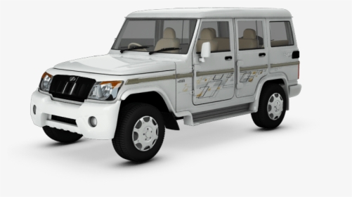 Scorpio Car Png - White Mahindra Bolero Colours, Transparent Png, Transparent PNG