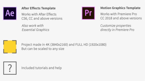 Shape And Motion Animated Elements Pack - Adobe Premiere Pro, HD Png  Download , Transparent Png Image - PNGitem