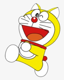Terbongkar, Inilah Penyebab Utama Tubuh Doraemon Berwarna - Doraemon Yellow Paw Character, HD Png Download, Transparent PNG