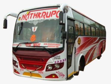 Bus Nathkrupa Travels - Tour Bus Service, HD Png Download, Transparent PNG