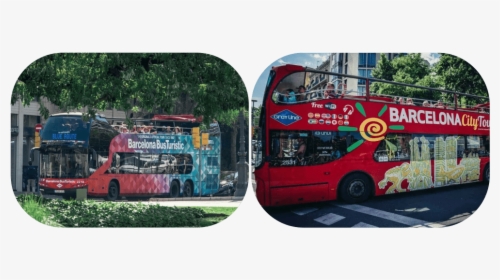 Hop On Hop Off Both Busses - Double-decker Bus, HD Png Download, Transparent PNG