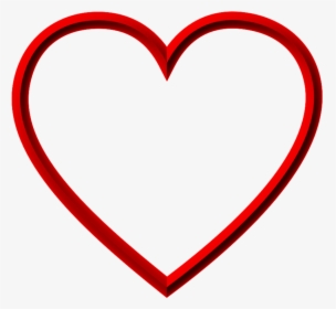 Heart Outline Clipart - Transparent Background Heart Outline, HD Png Download, Transparent PNG