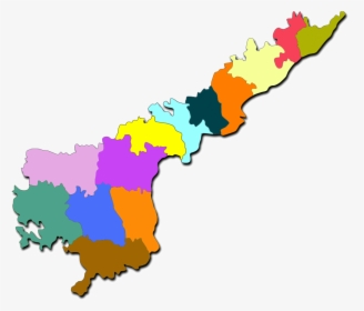 Dasara Gift To Ap - Andhra Pradesh Map Hd, HD Png Download, Transparent PNG