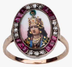 Ring With The God Krishna - Ring, HD Png Download, Transparent PNG