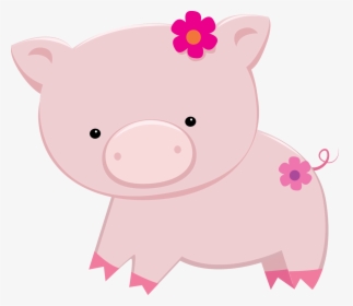 Cute Farm For Girls Clip Art - Animais Fazendinha Rosa, HD Png Download, Transparent PNG