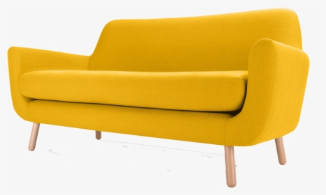 Yellow Sofa Png, Transparent Png, Transparent PNG