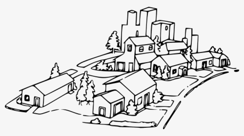 Neighbourhood Clip Art - Neighborhood Clip Art, HD Png Download, Transparent PNG